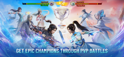 Battle Through the Heavens mod apk 1.0.0.1 unlimited everything v1.0.0.1 screenshot 1