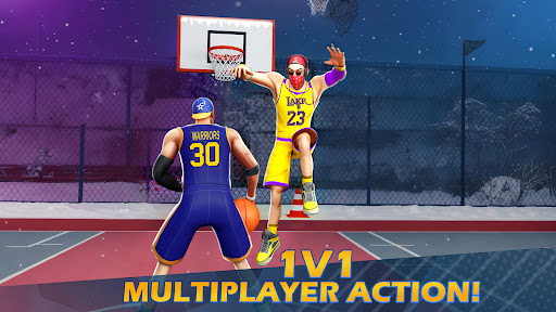 Basketball Games Dunk & Hoops mod apk unlimited money v2024.1 screenshot 2