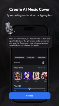 Vocefy AI Voice Changer Mod Apk Premium Unlocked v0.3.1 screenshot 2