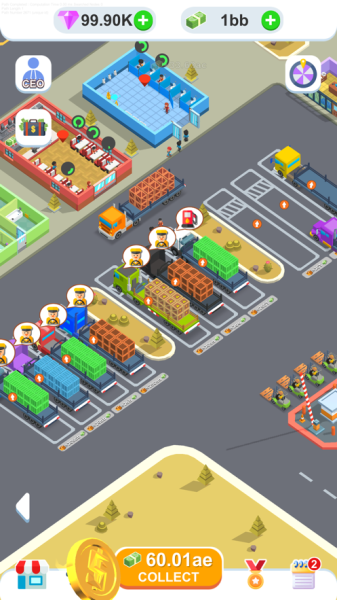 Truck Depot mod apk unlimited money and diamonds no ads