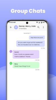 Connect SMS Home Screen app download for android v1.0.01 screenshot 1