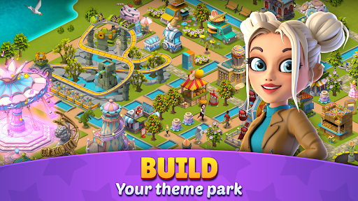 Roller Coaster Life Theme Park Mod Apk Unlimited Money and Gems v1.0.1 screenshot 4