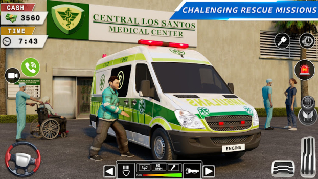 Rescue Ambulance Simulator 3D apk Download for Android v3.5 screenshot 2