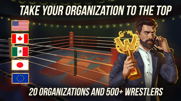 Wrestling GM mod apk 6.1.0 (unlimited money and gold)