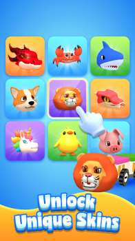 Animal 2048 Merge Number World mod apk unlimited money and gems v1.05 screenshot 1