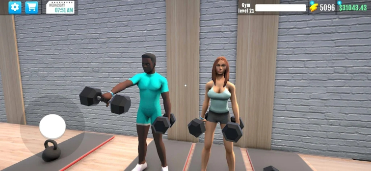 Fitness Gym Simulator Fit 3D mod apk unlimited money v0.0.18 screenshot 1