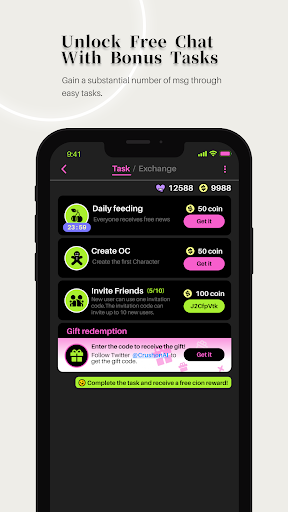 Crushon AI mod apk 2.3.0 unlimited messages and coins