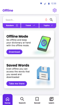 English Dictionary Thesaurus mod apk free download v2.0.3 screenshot 1