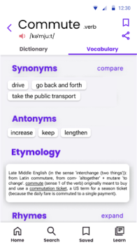 English Dictionary Thesaurus mod apk free download v2.0.3 screenshot 3