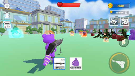 Raccoon Shooting Sandbox Mod Apk Unlimited Money v1.0.0 screenshot 3