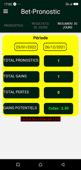 Bet Pronostic football apk download latest version v1.2.1 screenshot 4