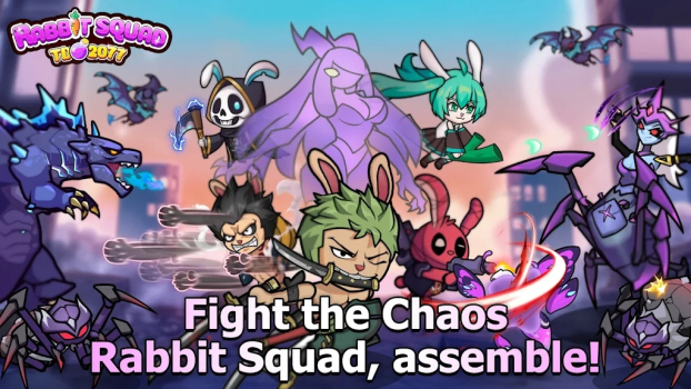 Rabbit Squad TD 2077 mod apk unlimited money and gems v1.2.4 screenshot 5