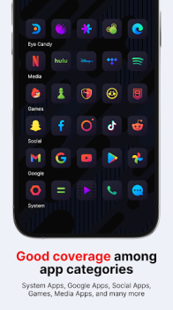 Nova Dark Icon Pack mod apk premium unlocked v6.8.5 screenshot 3