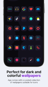 Nova Dark Icon Pack mod apk premium unlocked v6.8.5 screenshot 4