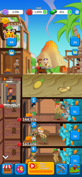 Mining Empire Golden Tycoon Mod Apk 1.22.4 Unlimited Everything v1.22.4 screenshot 2