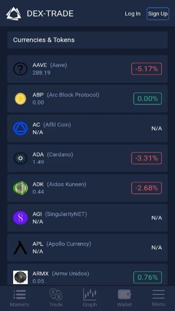 DexTrade exchange app download for AndroidͼƬ1