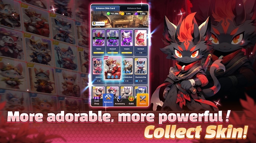 Tower Cat Battle Idle Cat RPG mod apk unlimited money and gemsͼƬ2