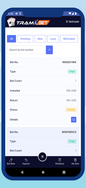 Tram Bet app download for android latest version