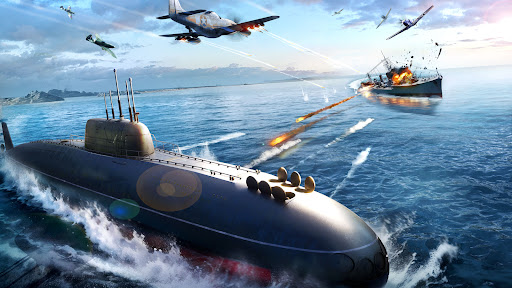 Sea War Raid mod apk 1.131.0 unlimited everything free purchase v1.131.0 screenshot 1