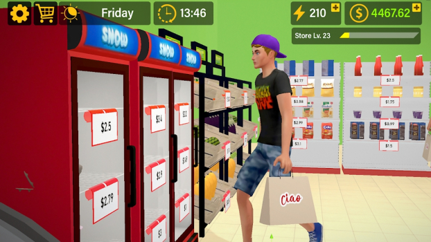 Supermarket Simulator Mobile mod apk unlimited everything v1.5 screenshot 4