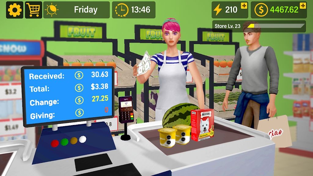 Supermarket Simulator Mobile mod apk unlimited everything