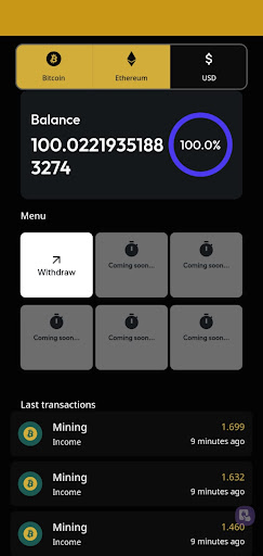 Crypto Cloud Miner App mod apk unlimited miners no ads