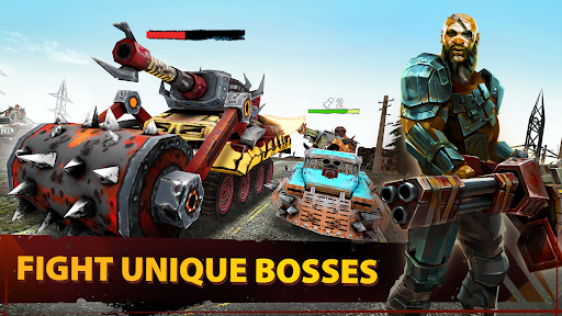 Dead Paradise Car Race Shooter mod apk unlimited money v1.7 screenshot 1