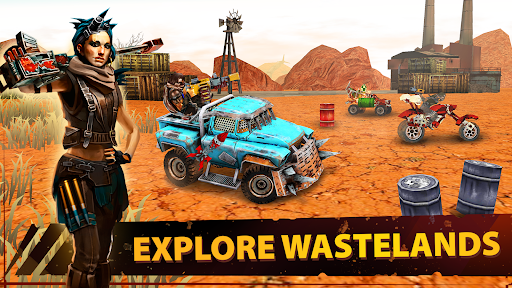 Dead Paradise Car Race Shooter mod apk unlimited money v1.7 screenshot 2