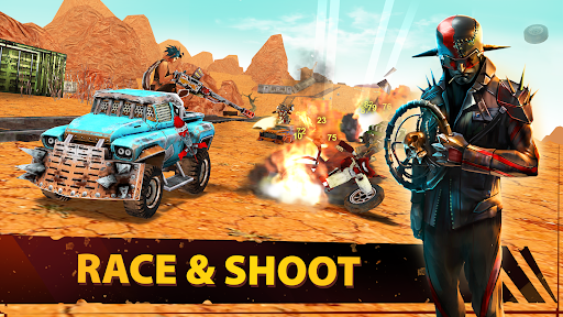 Dead Paradise Car Race Shooter mod apk unlimited money v1.7 screenshot 4