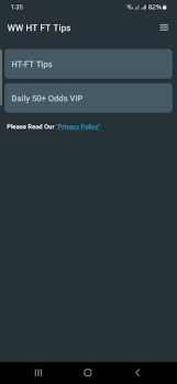 WW HT FT Betting Tips App Download Latest Version v1.2 screenshot 1