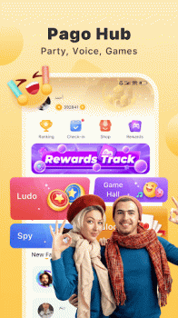 PAGO Chat Play Party Mod Apk Unlimited Coins v1.0.4 screenshot 4