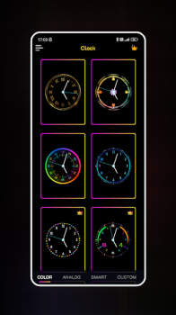 Neon Clock Wallpaper mod apk unlocked everything v1.3.8 screenshot 3