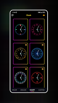 Neon Clock Wallpaper mod apk unlocked everything v1.3.8 screenshot 4