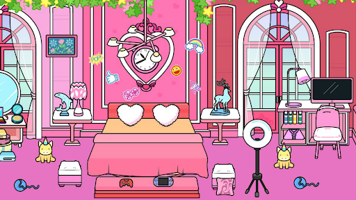 Tizi Town Pink Home Decor mod apk unlocked everything v1.1.1 screenshot 1