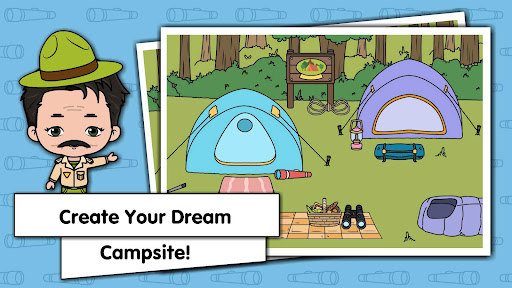 Tizi Town My Camping Family mod apk unlocked everything v1.3.1 screenshot 3