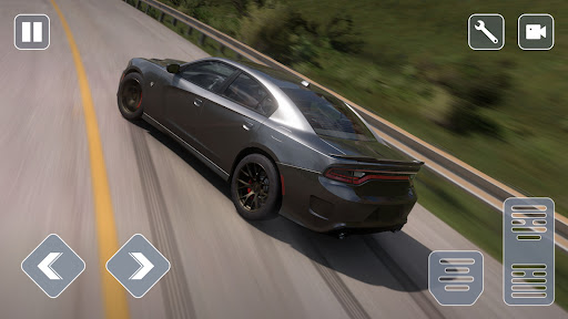 Driving Dodge Charger Race Car mod apk unlimited everything