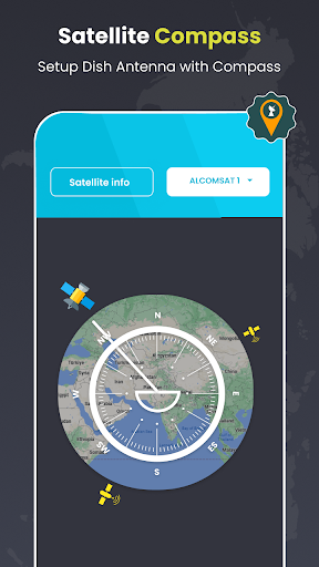 Satellite Tracker Dish Finder mod apk premium unlocked