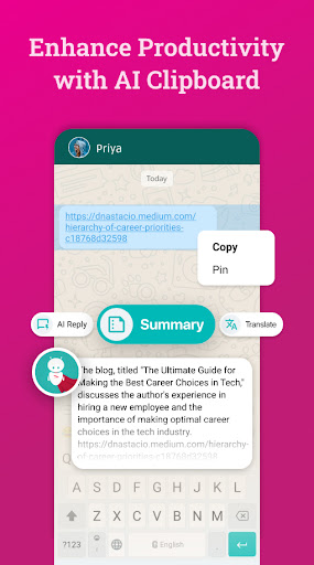 Bobble AI Keyboard 7.3.2.000 mod apk no watermark no ads