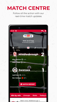 Middlesbrough FC App Download for Android v3.1.0 screenshot 3