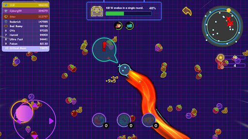 Snake Neon Hunry IO Game mod apk unlimited money v1.0.6 screenshot 2