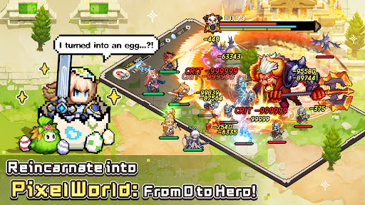 Zero to Hero Pixel Saga mod apk 1.0.8 unlocked everything v1.0.9 screenshot 1