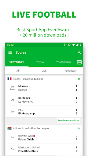 SKORES Live Football Scores mod apk no ads latest version