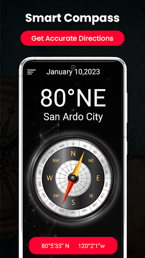 Digital Compass Smart Compass mod apk free downloadͼƬ2