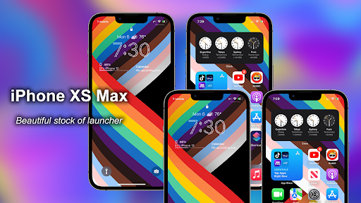 iPhone XS Max Launcher 2024 app free download for android v1.0 screenshot 1