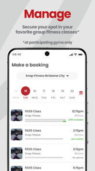 Snap Fitness app download latest version 2024 v2.0.0 screenshot 1