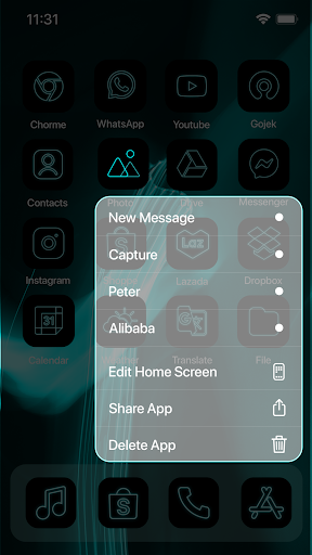 Wow Aurora Theme Icon Pack mod apk free download
