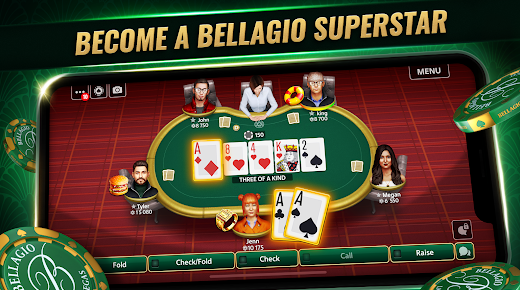 Bellagio Poker Texas Holdem Mod Apk Free Chips Latest Version