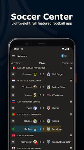 Live Soccer Scores Center App Download for Android
