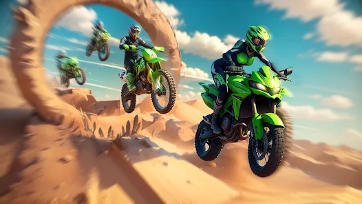 Motocross Bike Racing Game 3d mod apk Download Latest version v1.4.5 screenshot 2