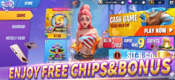 Zen Poker Texas Holdem Poker Mod Apk Unlimited Money